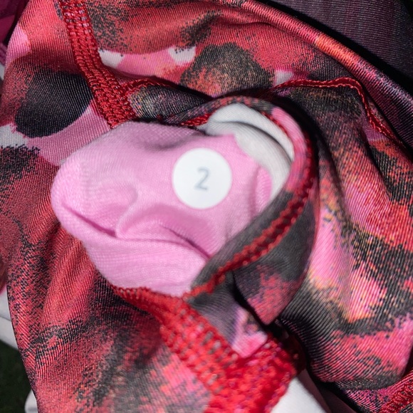 Lululemon Wunder Under Pant III-Pigment Wind Berry Rumble Multi - Picture 4 of 4